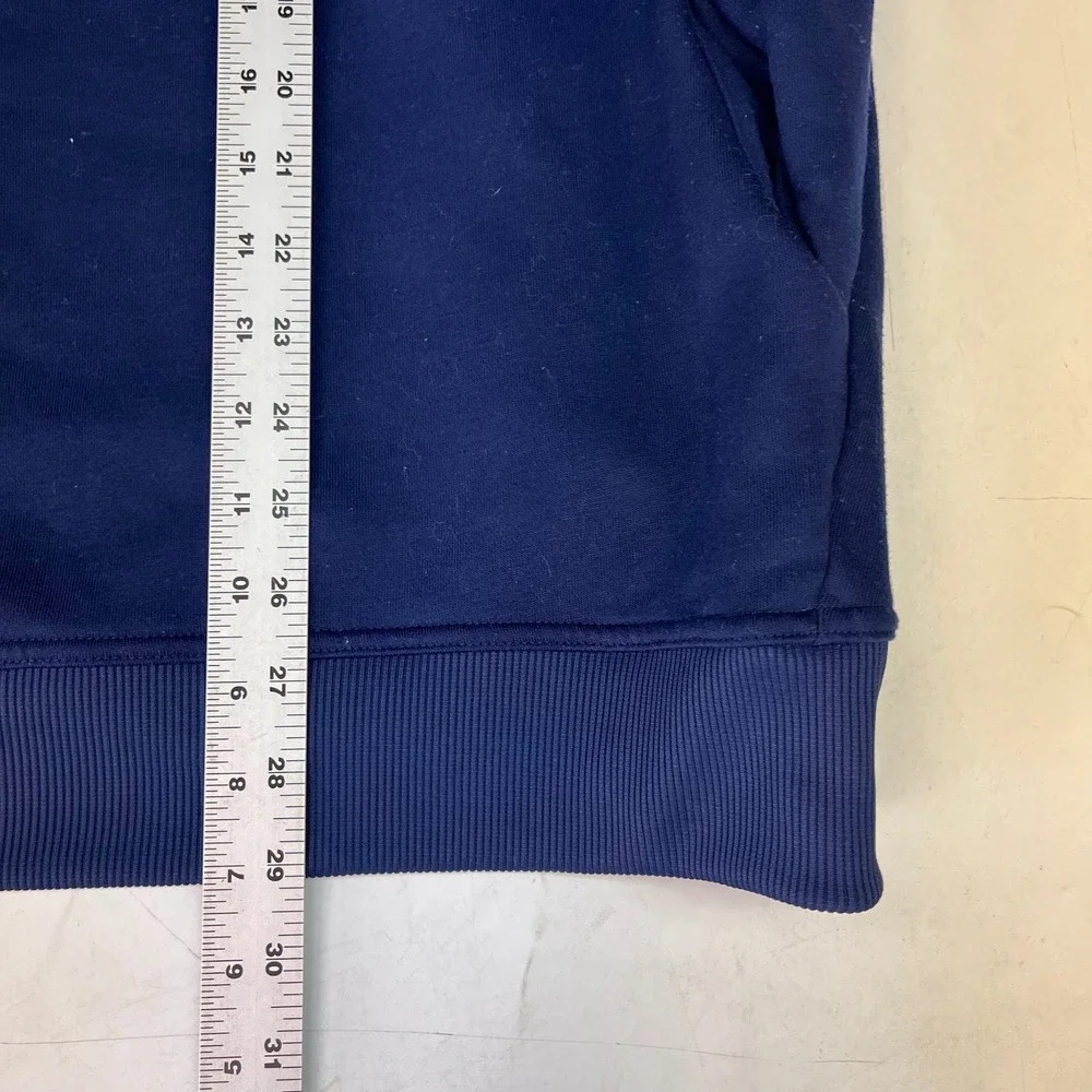 Halara Womens Oversized Crewneck‎ Sweatshirt Pleated Back Side Pockets Size L